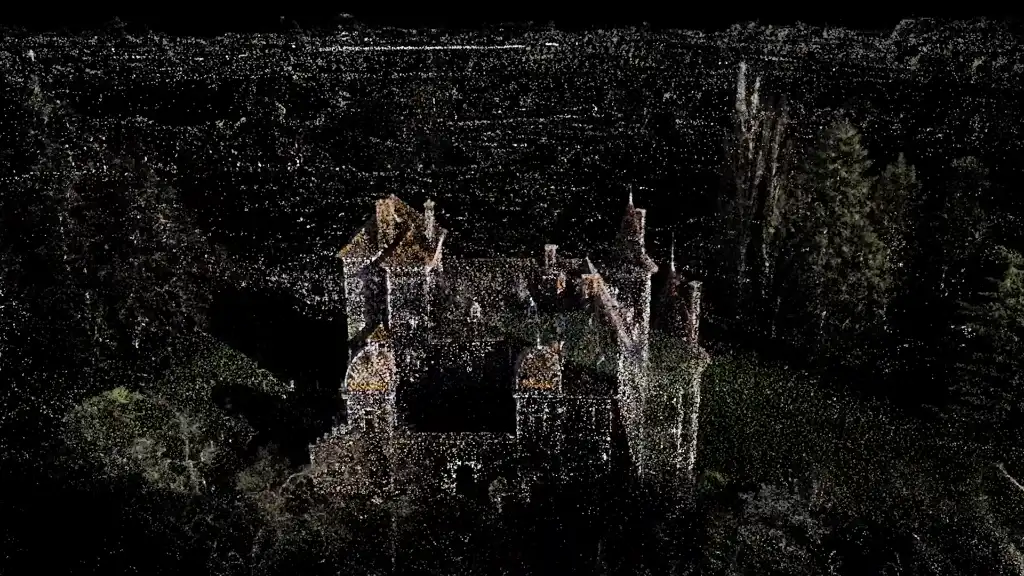 4K Gaussian Splat 3D Digital Twin model created from Drone Video